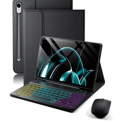 Samsung Galaxy Tab S10 FE Plus Hülle mit Bluetooth Tastatur und Maus