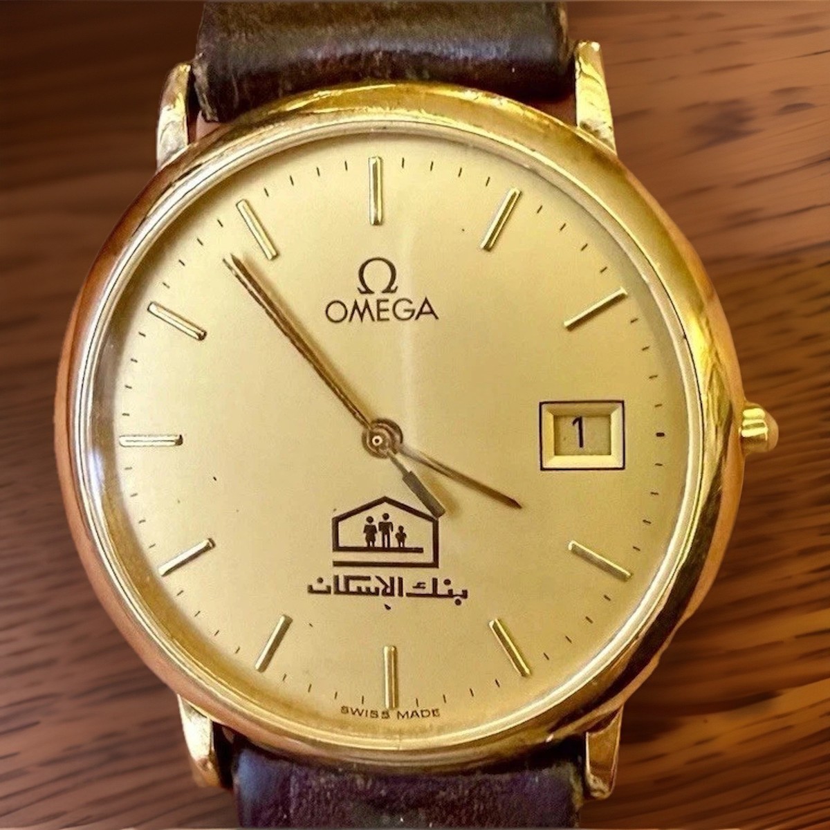 ✨ Omega De Ville Quartz Housing Bank Special Ed. 196-0312 w/ Box
