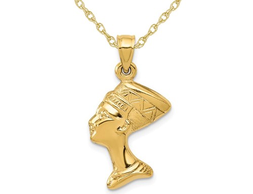 Egyptian Nefertiti Charm Pendant 