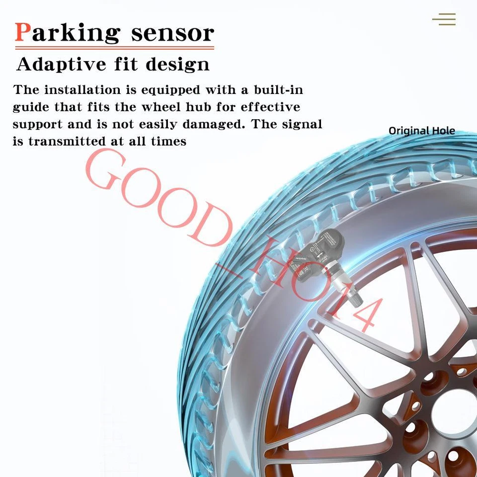 Set (4) Tire Pressure Monitoring Sensor TPMS For BMW 3/5/6/7series #36106856227 - Image 3 of 4