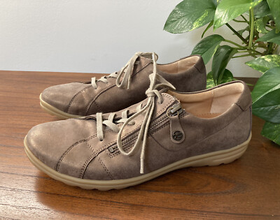 HARTJES XS Casual Shoes Suede Lace Up Zip Shoes Sneakers Womens US 8.5 UK 6 $269