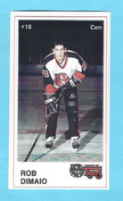 1985-86 Medicine Hat Tigers #18 Rob Dimaio! New York, Tampa Bay, Philadelphia +!