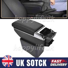 For VW Mk5 Polo 6R 2010-2017 2016 Dual Layer Armrest Car Central Storage Box UK