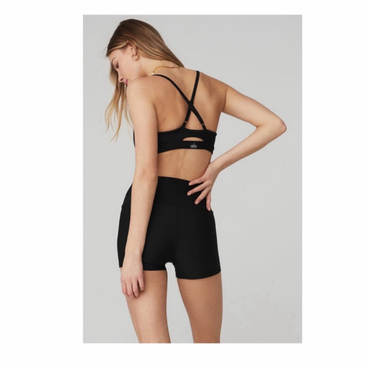ALO Yoga Airlift Intrigue Bra in Black- Small. | eBay