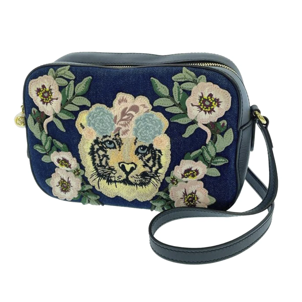 Gucci flower bag blue sale