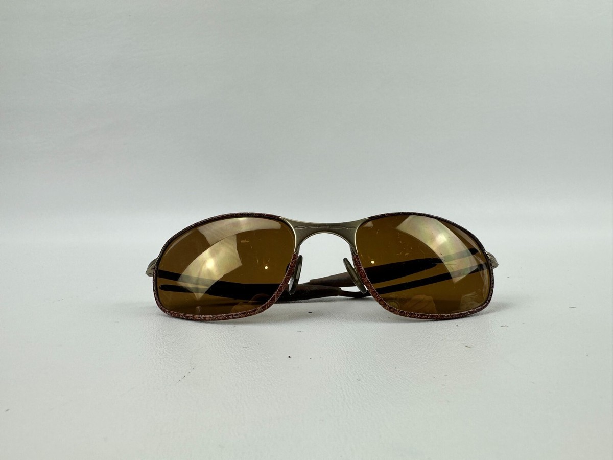 Vintage Oakley Square Wire Gen 1 Leather Wrap Snake 1993 Vintage Oakley Square Wire Gen 1 Leather Wrap Snake 1993
