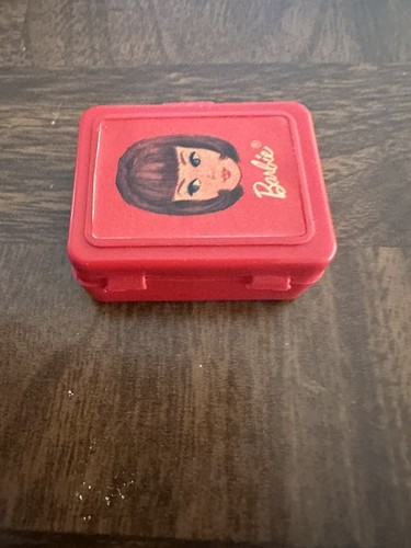 Vtg AG Barbie Tutti Let's Play Barbie #3608 Mattel Mini Red Doll Case Accessory - Picture 3 of 8