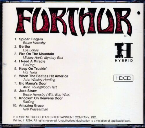 FURTHUR Los Lobos Bruce Hornsby Hot Tuna Ratdog Mickey Hart CD *VERSIEGELT* - Bild 2 von 2