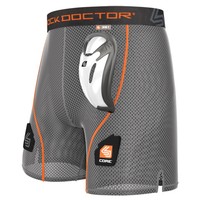 Shock Doctor Core Loose Hockey Short With Bioflex Cup, Boys Large, Grey, Wicking on sale Shock Doctor Core Loose Hockey Short With Bioflex Cup, Boys Large, Grey, Wicking on sale