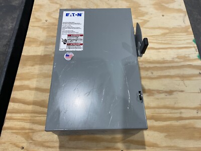 NEW Eaton DG322NGB 60 Amp 240v 3 Phase Safety Switch Disconnect Fused