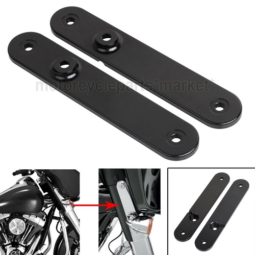 Front Turn Signal Relocation Mounts For Harley 97-2013 Electra Street Glide FLHX - Foto 7 di 16
