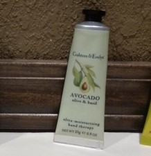 CRABTREE EVELYN - Avocado, Olive Basil HAND THERAPY CREAM 25mL 0.9oz