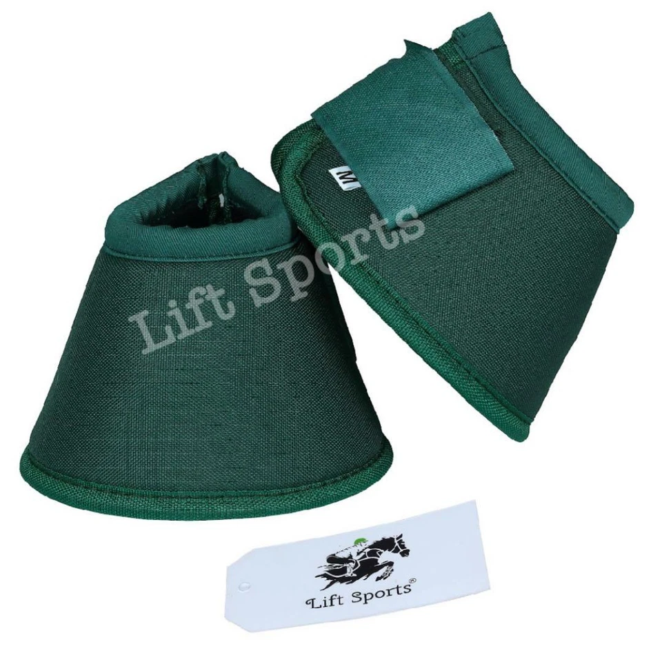 Horse Bell Boots Over Reach No Turn Bell Wrap All sizes Tack Protection Equine - Image 4 of 4
