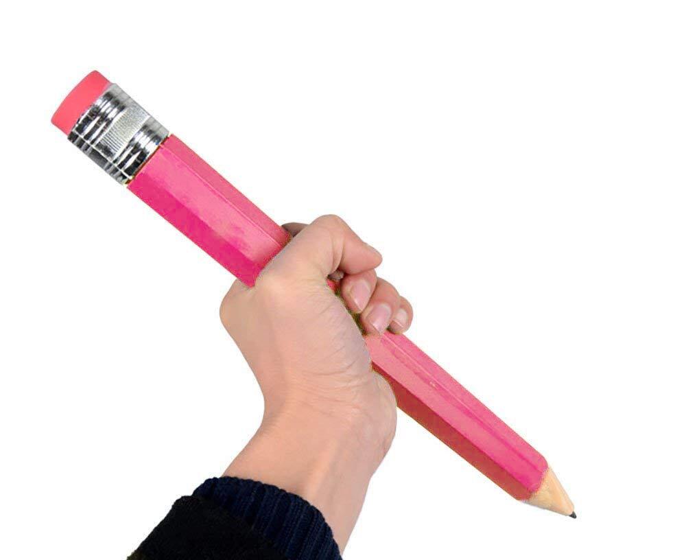 Big Pencils For Kid Giant Wooden Jumbo Pencil So Cool Pink-image