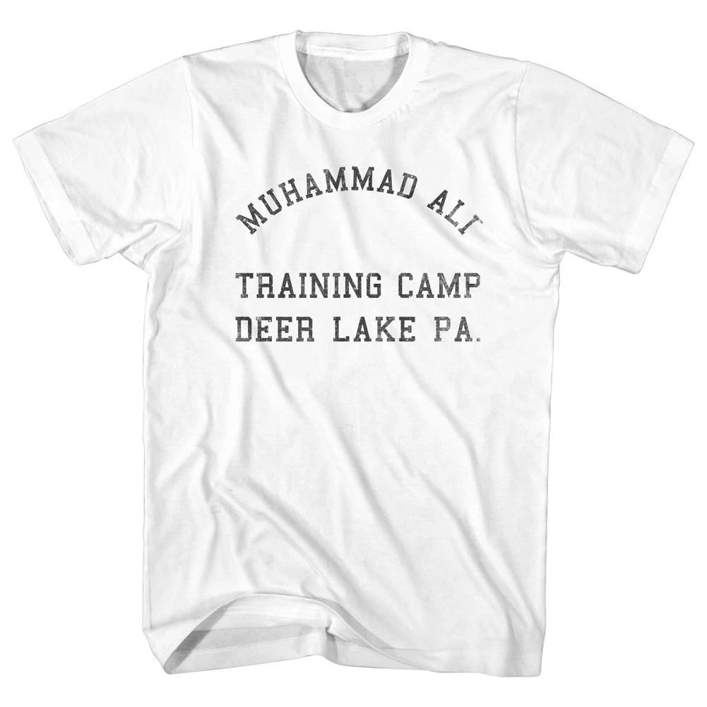 Muhammad Ali T-Shirt Training Camp Deer Lake PA White Tee