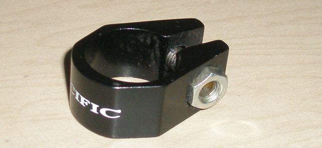 BLACK "PACIFIC" 1 1/8" BICYCLE SEATPOST CLAMP BIKE PARTS 603