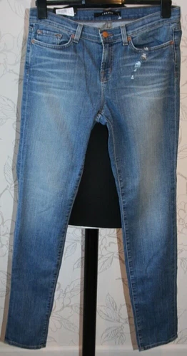 NEW J BRAND Jeans Skinny-Leg BLISS s.T30 Distressed Blue 4-Stretch Denim 910C032