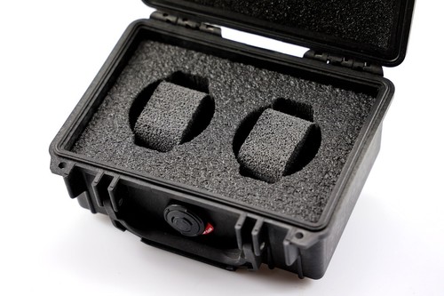 New Modern style Precut 2 watch Collectors foam fits your Pelican 1120 case - Picture 2 of 3