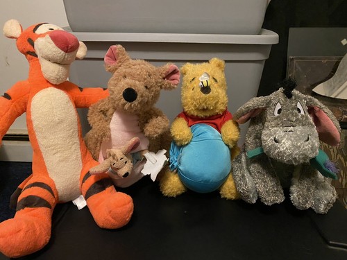 pooh plush set