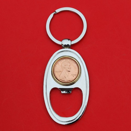 USA 1943 ~ 2020 Lincoln 1 Cent Schlüsselanhänger Ring Silber Flaschenöffner - Lucky Penny - Bild 43 von 92