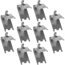 10 Pcs Refrigerator Shelf Clips Stainless Steel Cooler Shelf Brace Hooks Support