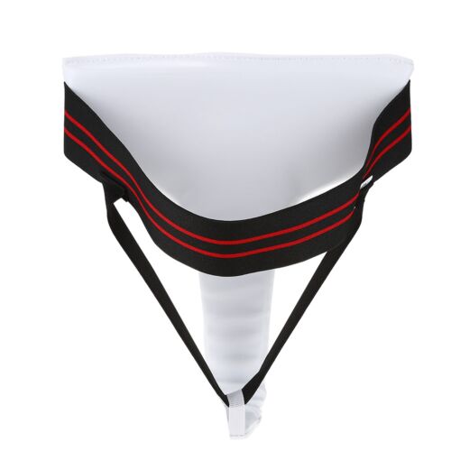 Women Crotch Protector Groin Cup Boxing Karate Jockstrap Taekwondo White