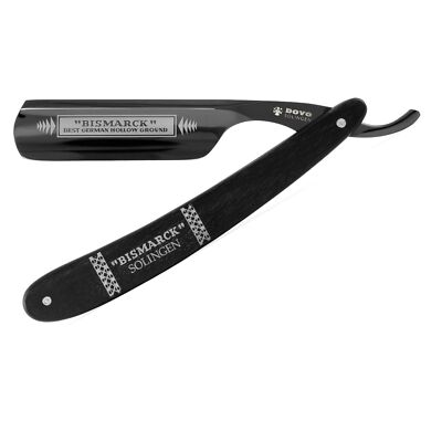 Dovo Straight Razor, Ebony, Shave Ready with Silver, 6/8, 1 ct.