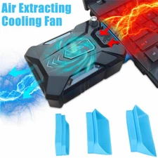 Mini Vacuum Air Extracting USB Cooling Pads Cooler Fan For Notebook Laptop PC