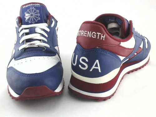 REEBOK CUSTOM Sneakers USA Strength Embroidered Women's 9 EU 40 RARE | eBay
