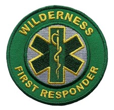 Wilderness First Responder Patch (3") Emblem Badge SAR Jacket Backpack CPR MEDIC