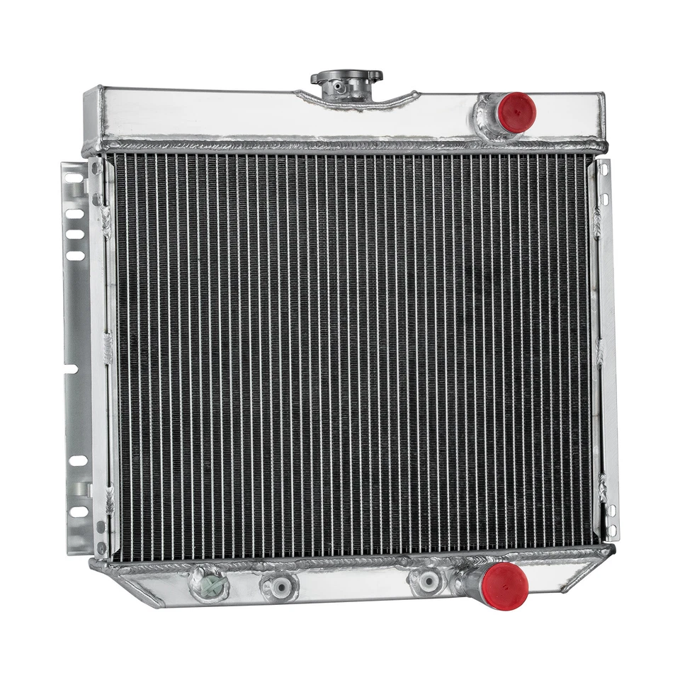 3 Row Aluminum Radiator fit 67-1970,68 Ford Mustang Falcon/ Mercury Cougar L6 V8 - Image 2 of 4