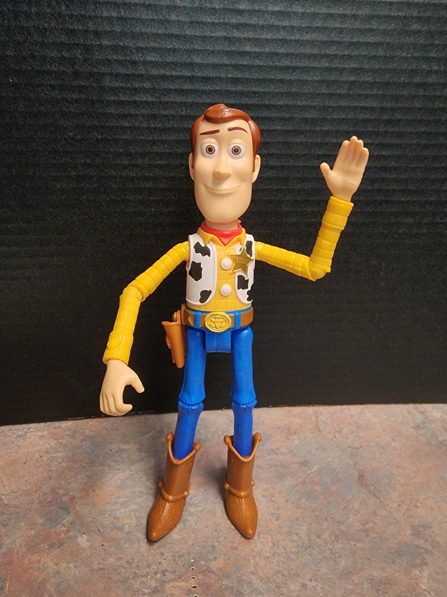 Disney Toy Story Woody in tall Action Figure NO HAT