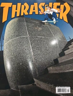 Thrasher Skateboard Skate Magazine 516 July 2023 Nico Hiraga