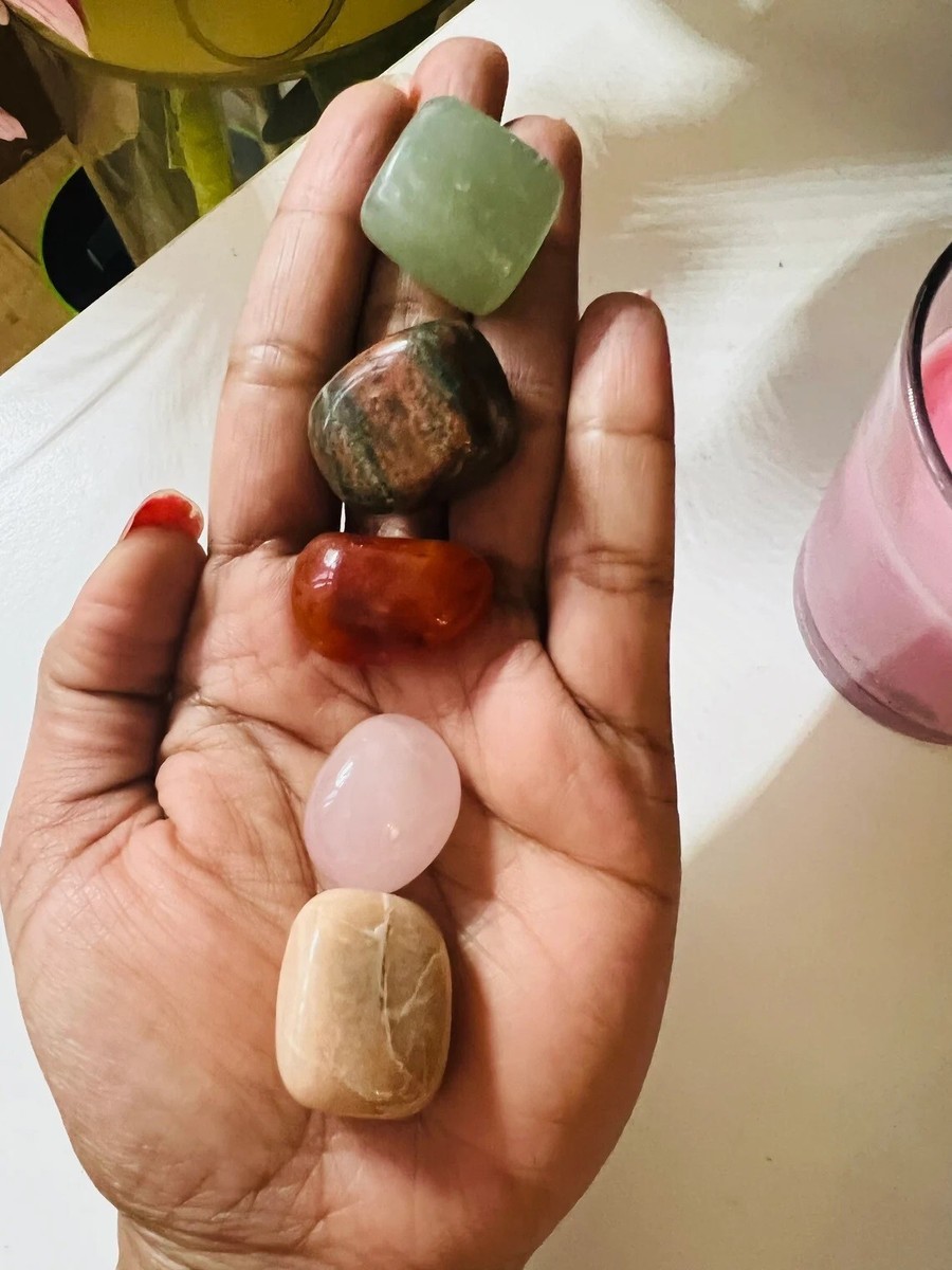 Fertility Pregnancy boosting Healing Chakra Stone Crystals Gemstones Gift  Set