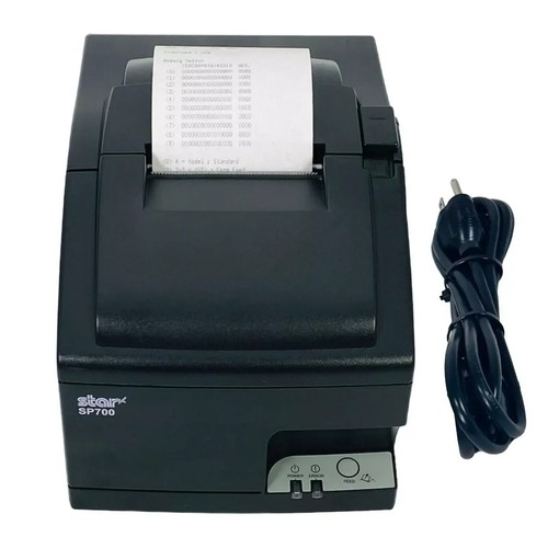 Star SP700 SP742 Dot Matrix POS Receipt Printer Ethernet Black FULLY TESTED