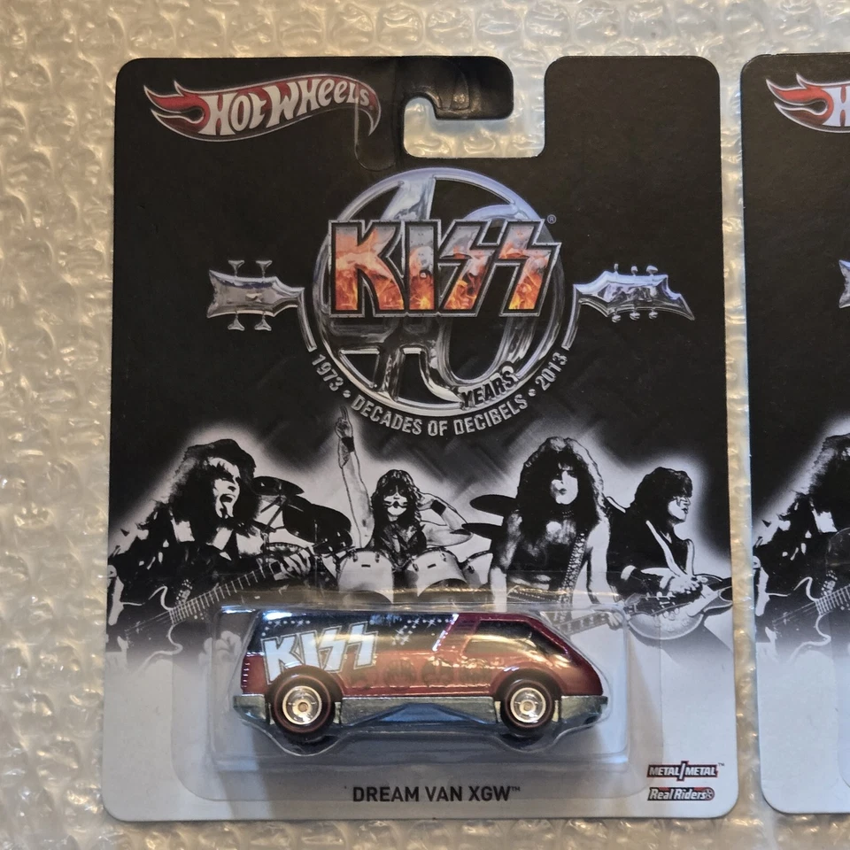 2013 Hot Wheels KISS A-OK + Dream Van XGW Pop Culture Lot of 2 Cars NEW SEALED Foto 2 de 4