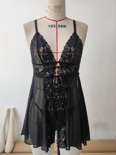Mujeres Damas Sexy Lencería de San Valentín Encaje Quimise Prendas para dormir Ropa interior Prendas para dormir - Imagen 7 de 12