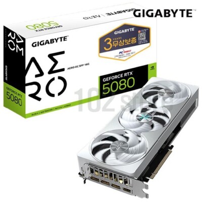 GIGABYTE NVIDIA GeForce RTX 5080 AERO OC SFF D7 16GB Gaming