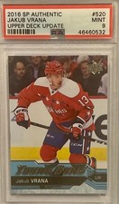 2016 sp authentic Jakub Vrana upper deck update #520 mint 9  Great Deal!