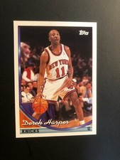Cool 1994 DEREK HARPER Topps  Basketball Card # 284 Made in USA