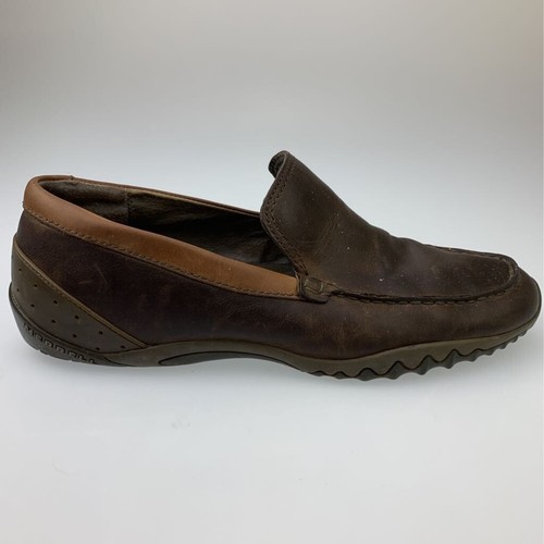 merrell leather loafers