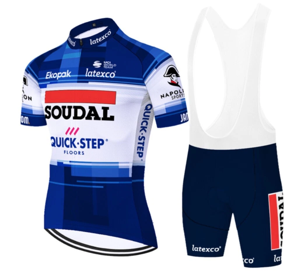 Maglia Ciclismo Uomo SGCIKER Retro Pro Team: Set Manica Corta Con Pantaloncini Bretelle E Fondello Gel