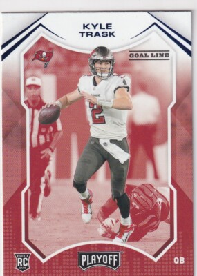 2021 PLAYOFF GOAL LINE RC KYLE TRASK BUCCANEERS PARALLELS (AG)1000