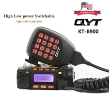 QYT KT-8900 25W Mini Car Mobile Radio Dual Band 136-174&400-480MHz 2 Way Radio