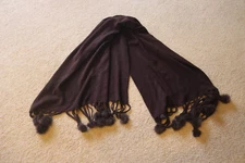 Brown Women's Scarf Wrap Size 68" x 26.5"