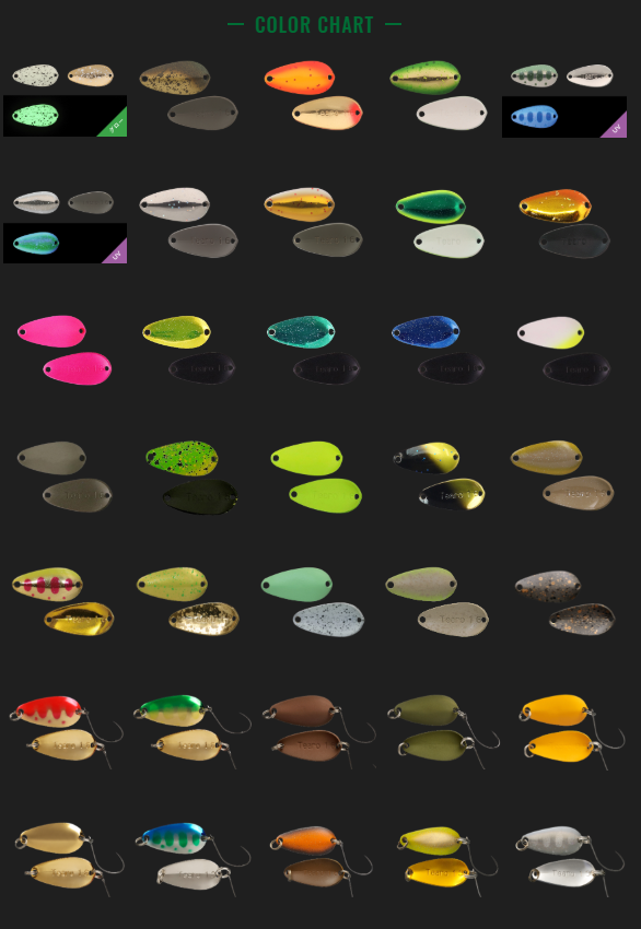 Jackall Timon Tearo Trout Spoon Lure with Multiple Variations