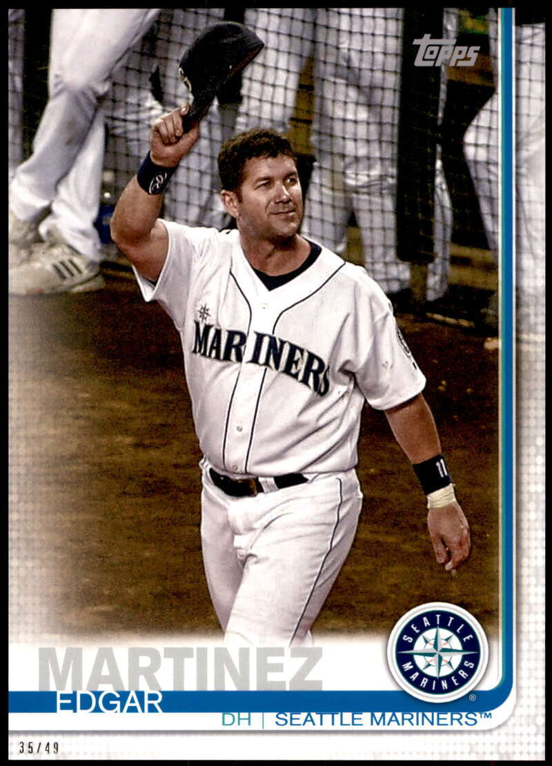 MLB TOPPS EDGAR MARTINEZ 5シリ PATCH auto 2024 TOPPS FIVE STAR EDGAR MARTINEZ AUTO ON CARD AUTOGRAPH