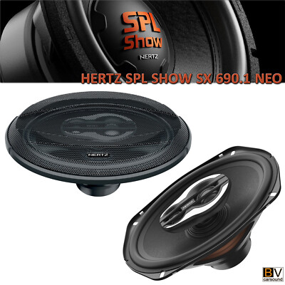 Hertz SX 690 Neo.1 3-Wege 6x9'' Koaxial  Lautsprecher SPL Show Powersport 94 dB