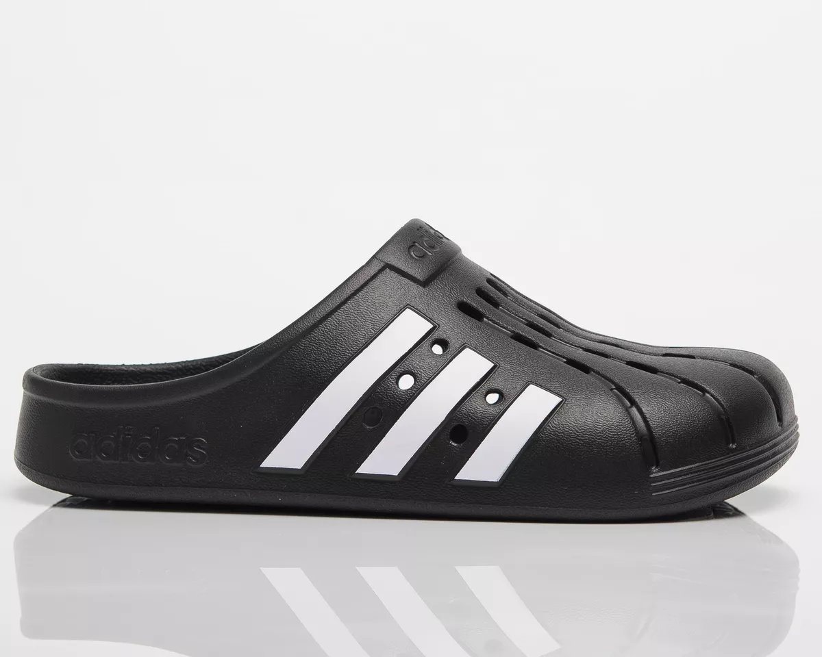adidas Adilette Clogs Men black white eBay