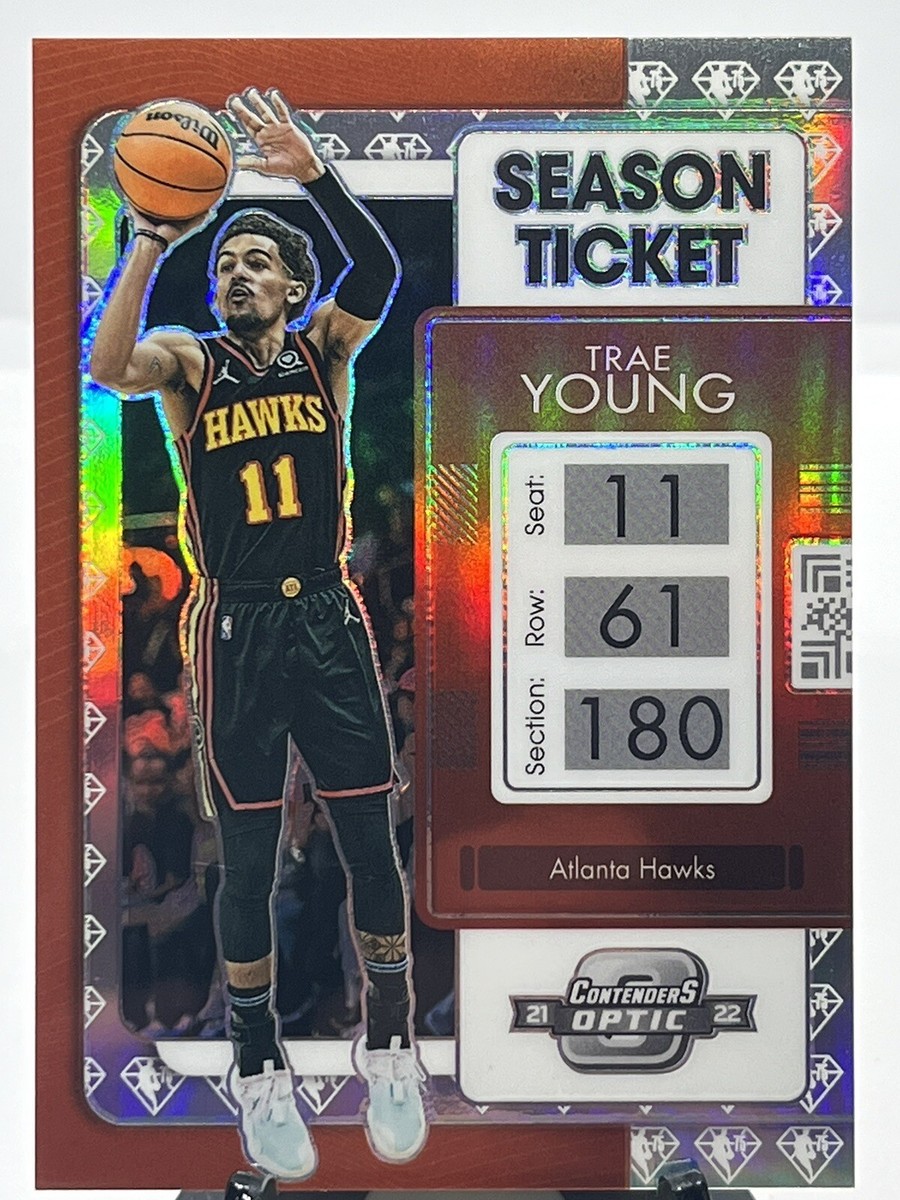 2021-22 Panini Contenders Optic TRAE YOUNG 75th Anniversary Season